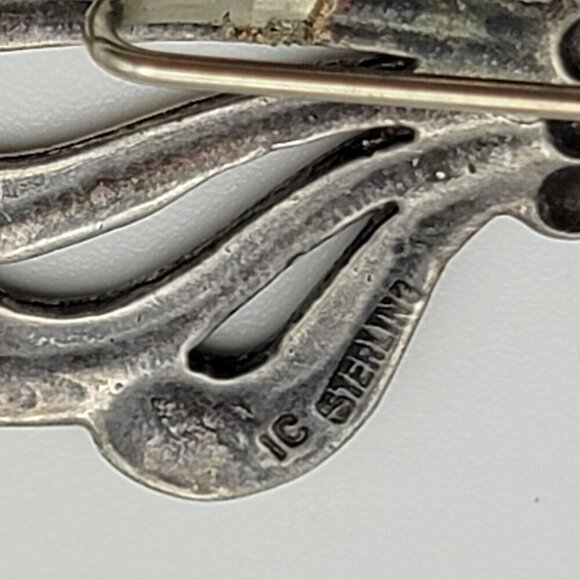 IC James Craig 925 Sterling Silver Williamsburg Stick Pin Scallop Shape 2.75 in - Picture 6 of 7